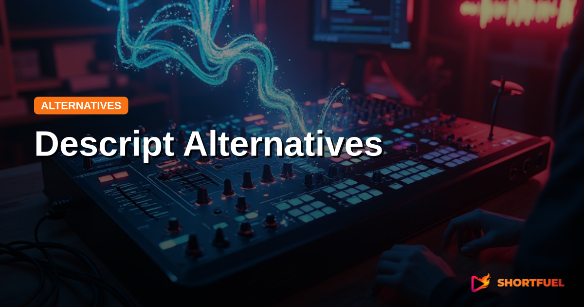 Best Descript Alternatives for AI Video Creation