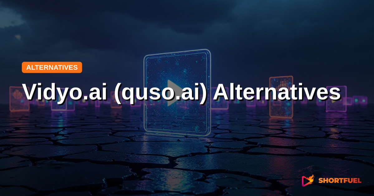 Best Vidyo.ai (quso.ai) Alternatives for AI Video Creation