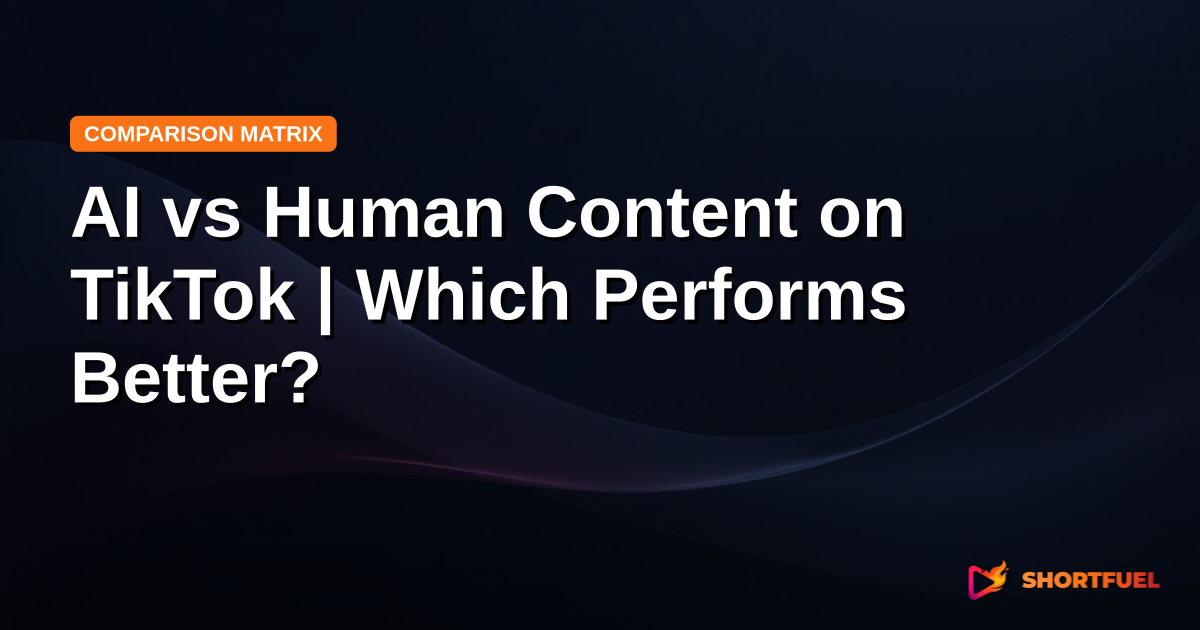 AI vs Human Content on TikTok | Which Performs Better?