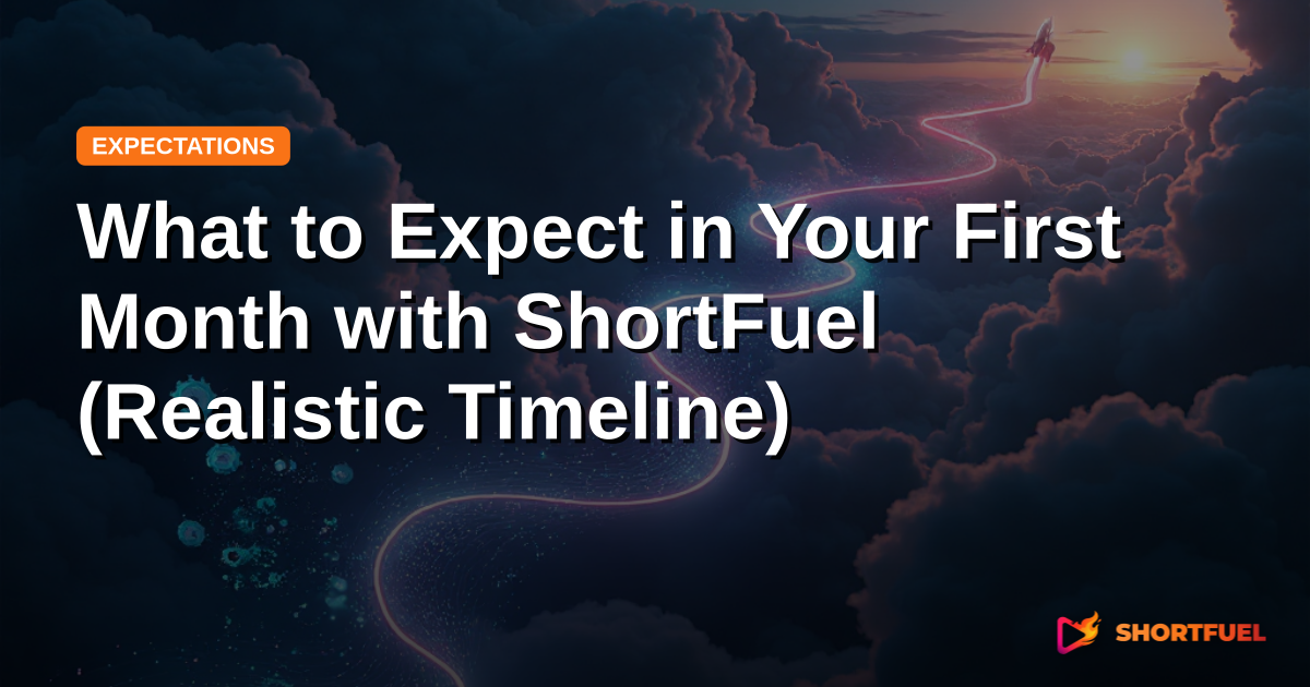 What to Expect in Your First Month with ShortFuel (Realistic Timeline)
