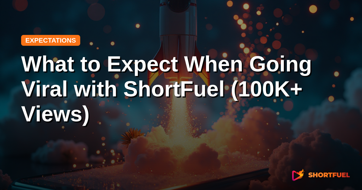 What to Expect When Going Viral with ShortFuel (100K+ Views)