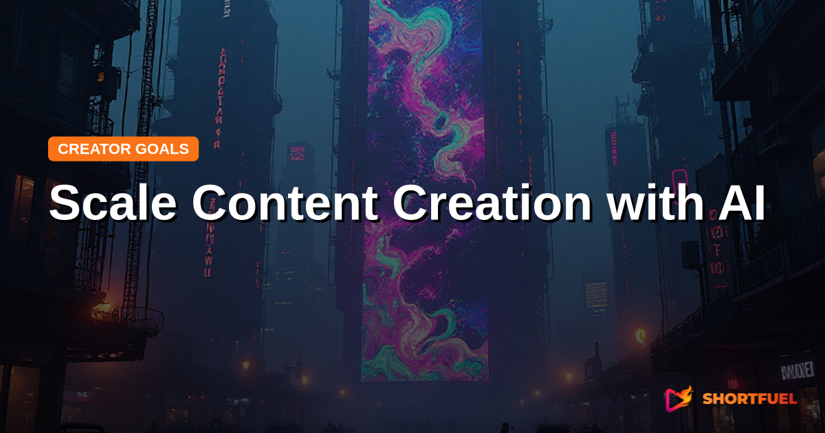 Scale Content Creation with AI