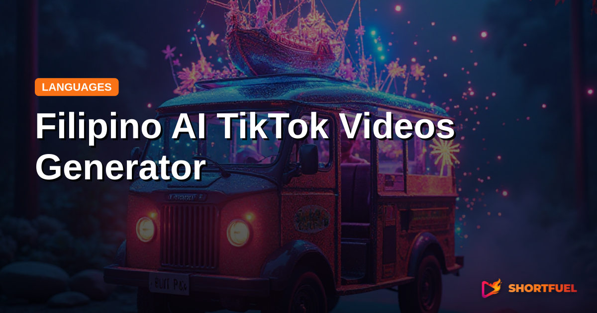 Filipino AI TikTok Videos Generator
