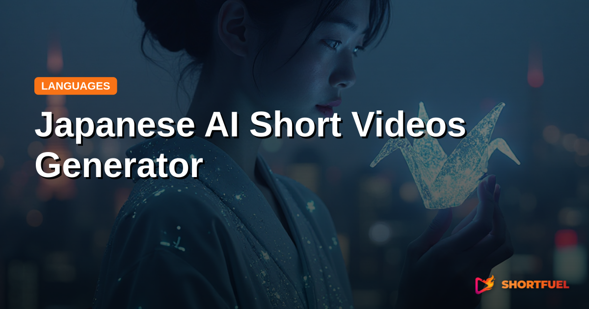 Japanese AI Short Videos Generator