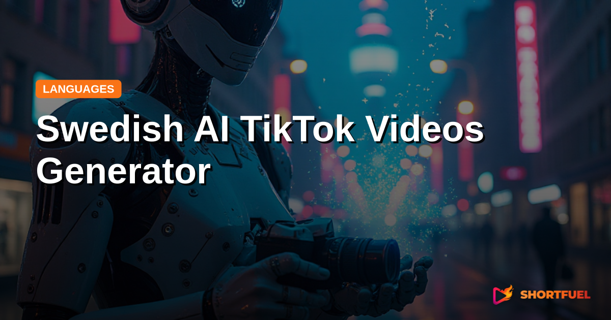 Swedish AI TikTok Videos Generator