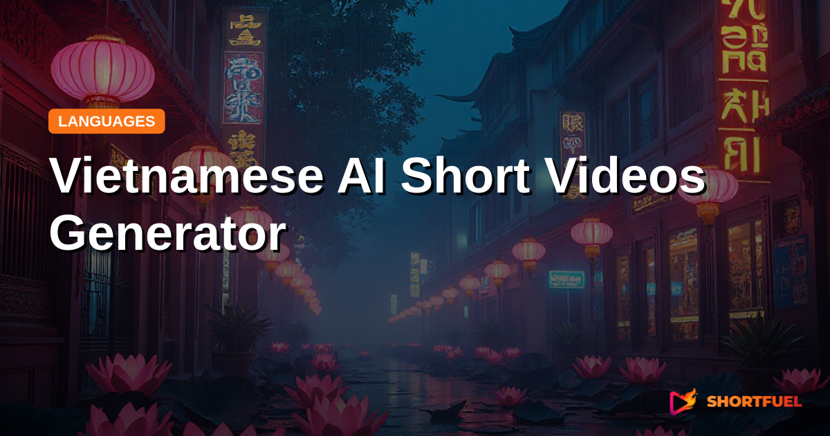 Vietnamese AI Short Videos Generator