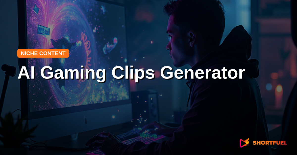 AI Gaming Clips Generator