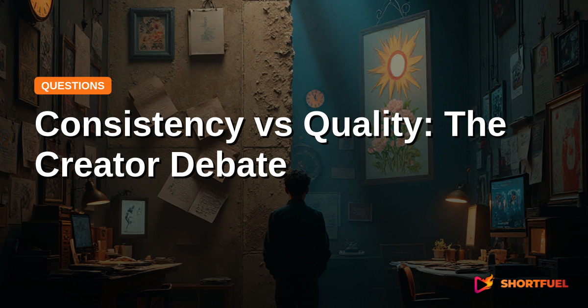 Consistency vs Quality: The Creator Debate
