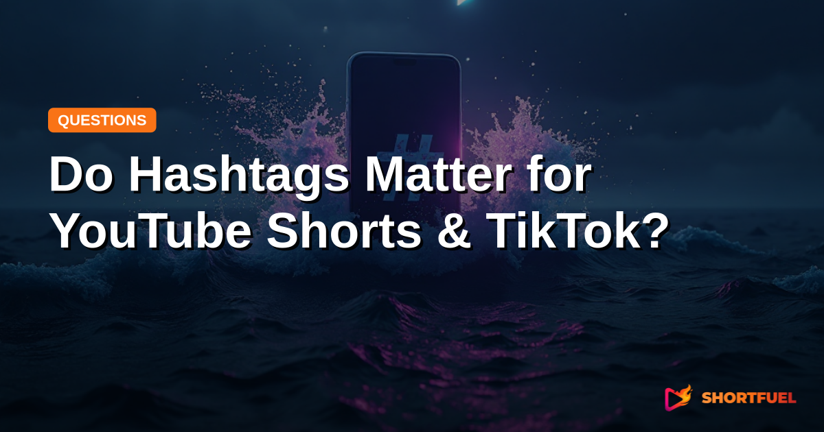 Do Hashtags Matter for YouTube Shorts & TikTok?