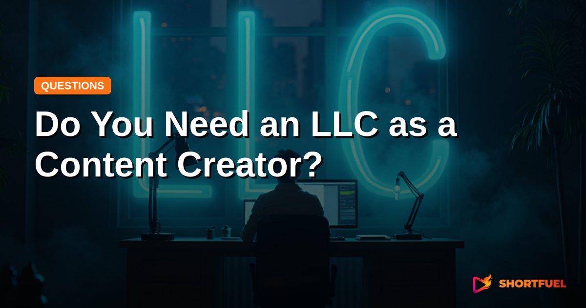 Do You Need an LLC as a Content Creator?