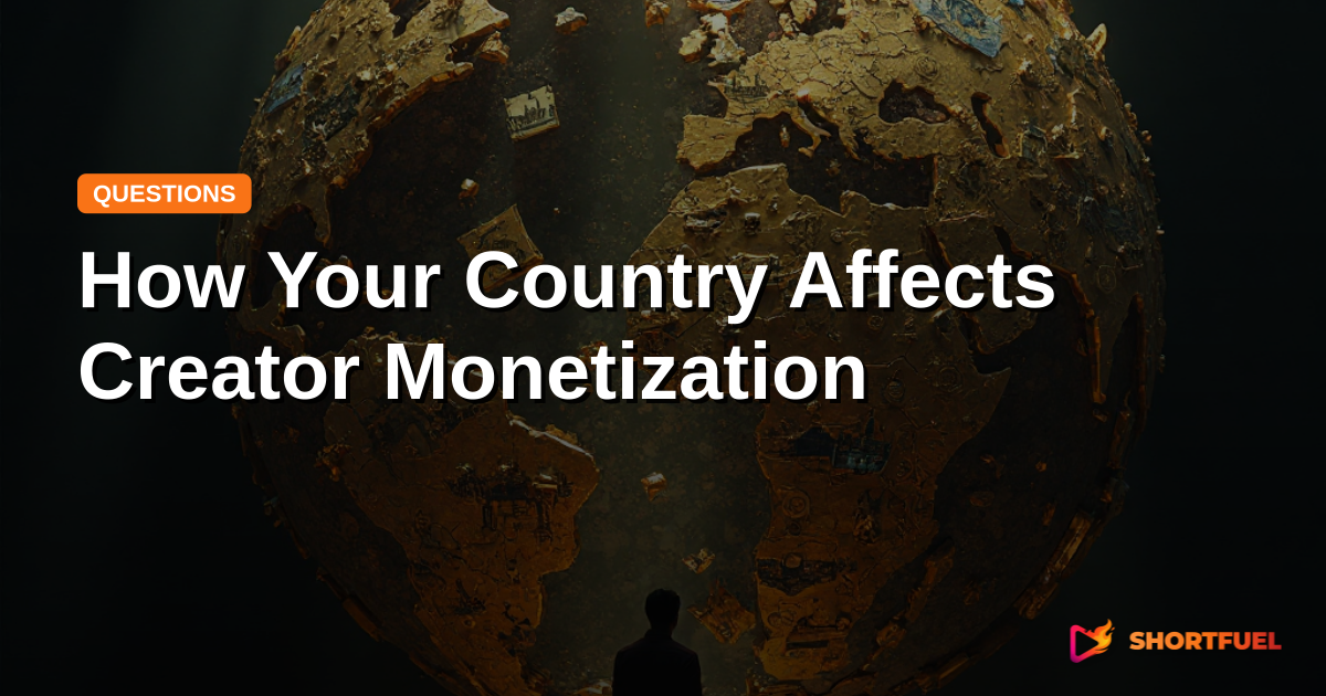 How Your Country Affects Creator Monetization