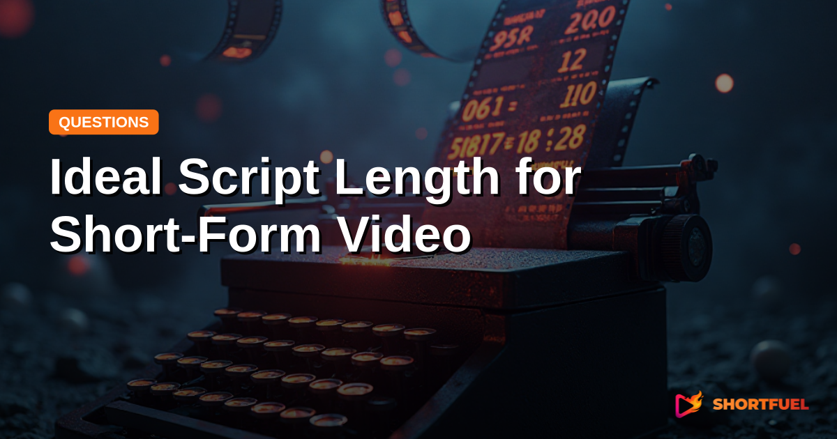 Ideal Script Length for Short-Form Video