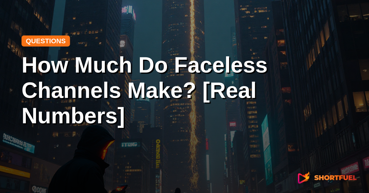 How Much Do Faceless Channels Make? [Real Numbers]