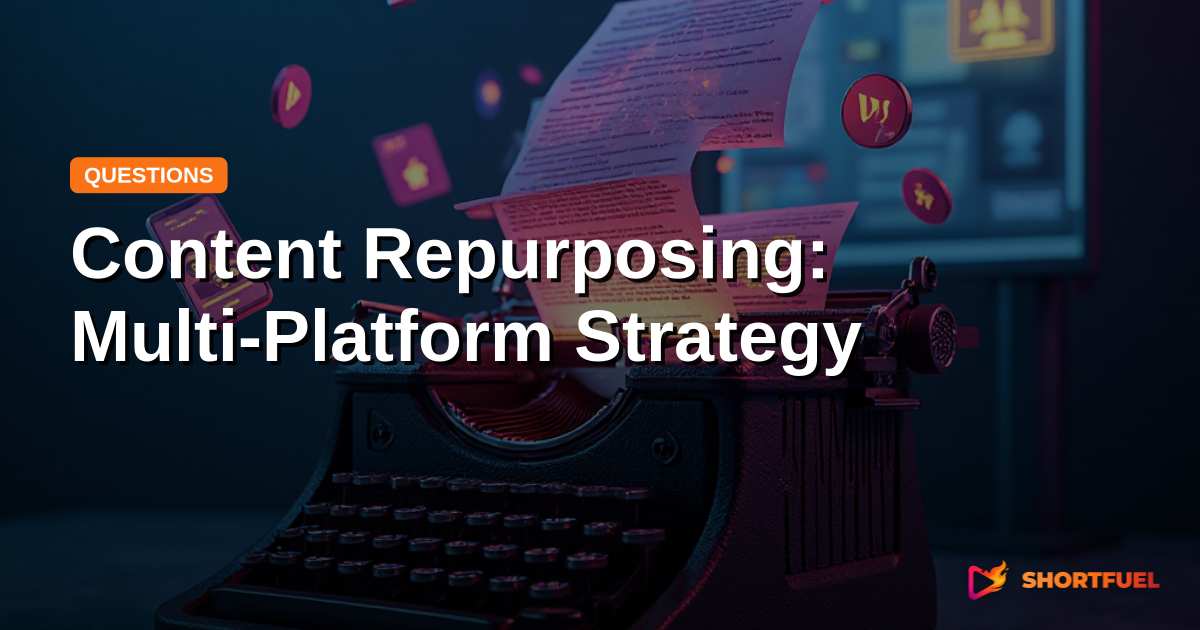 Content Repurposing: Multi-Platform Strategy