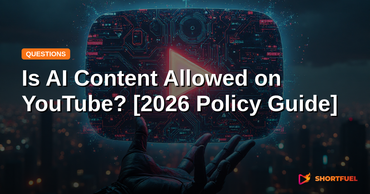 Is AI Content Allowed on YouTube? [2026 Policy Guide]