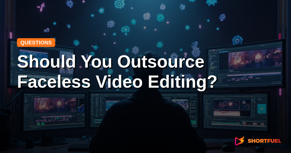 Should You Outsource Faceless Video Editing?