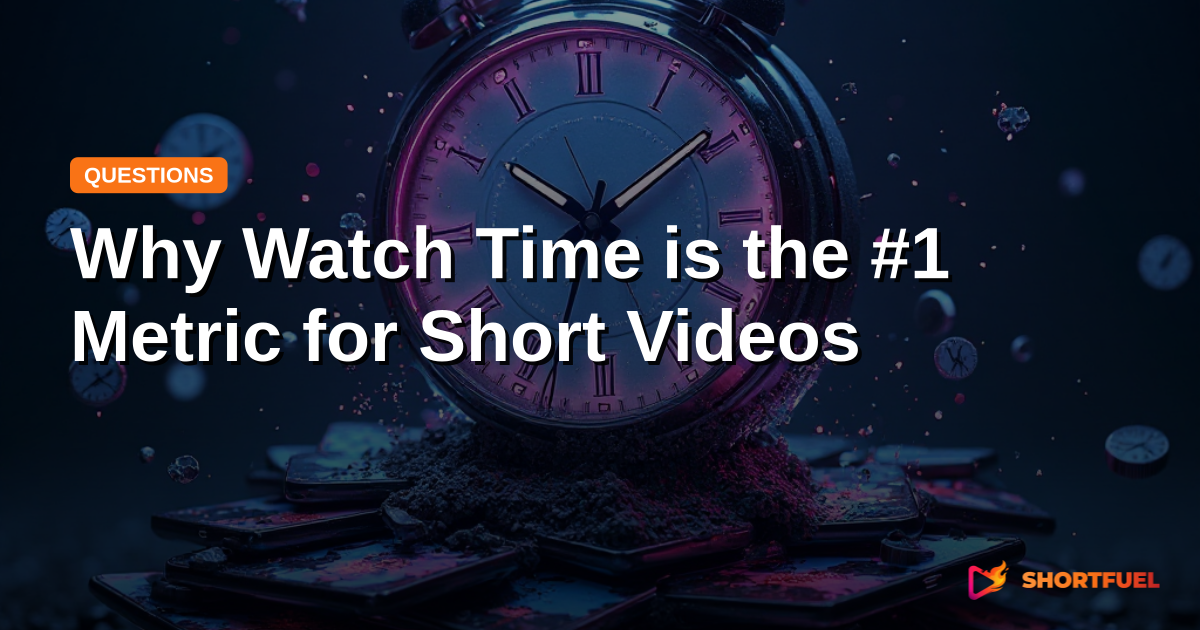 Why Watch Time is the #1 Metric for Short Videos