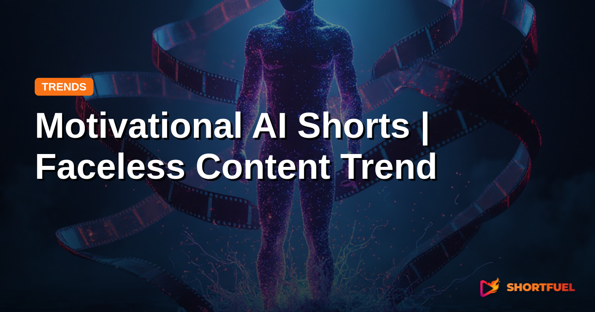 Motivational AI Shorts | Faceless Content Trend