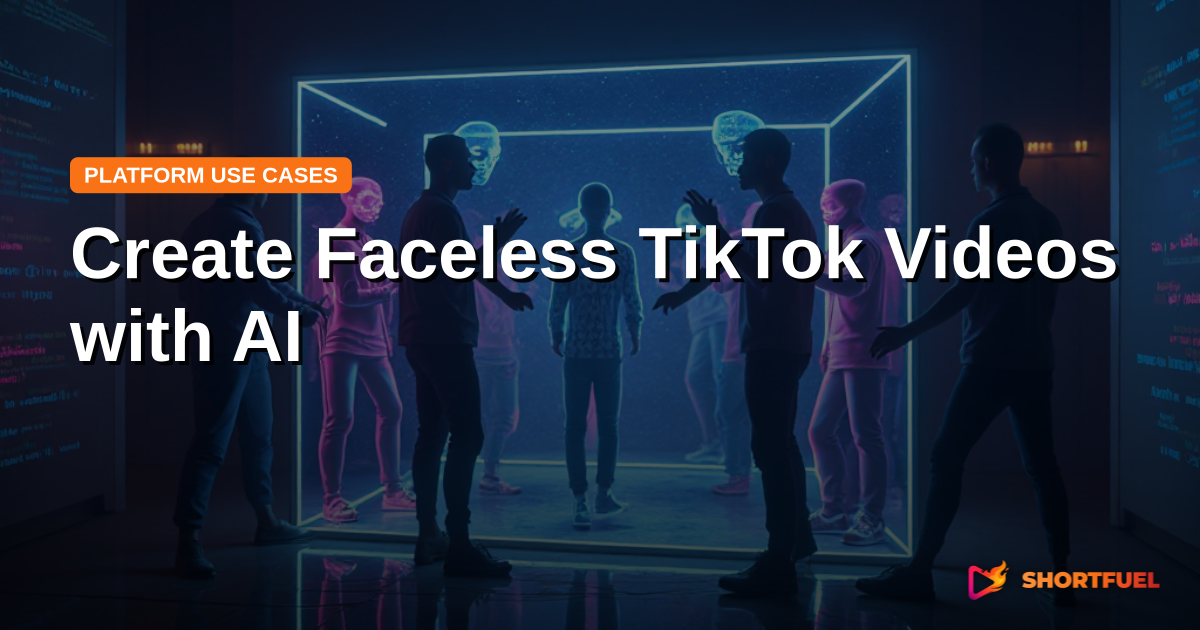Create Faceless TikTok Videos with AI